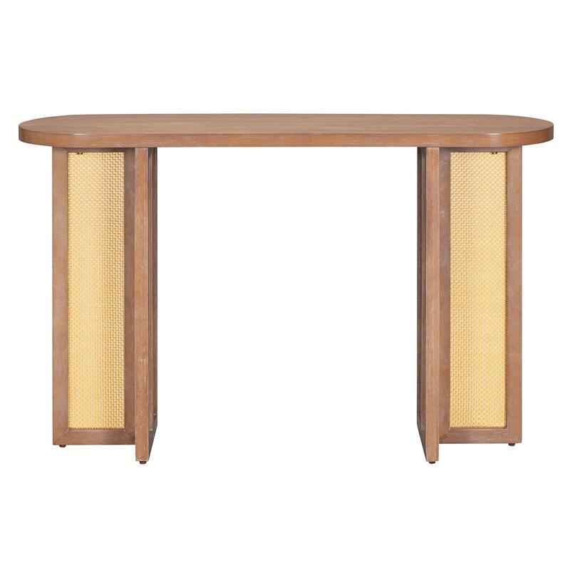 Narrow Console Table with Storage