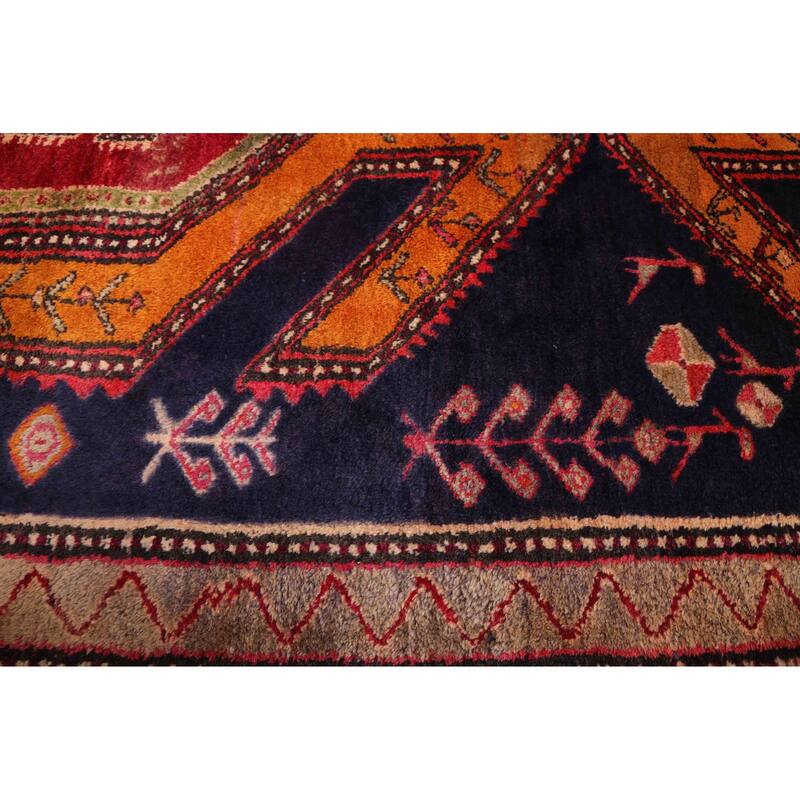 ECARPETGALLERY Hand-knotted Konya Anatolian Dark Navy Wool Rug - 5'5 x 10'2