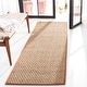 preview thumbnail 143 of 169, SAFAVIEH Natural Fiber Marina Basketweave Seagrass Rug 2'6" x 8' Runner - Natural/Brown