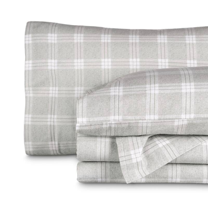 Bare Home Cotton Flannel Sheet Set - Velvety Soft Heavyweight