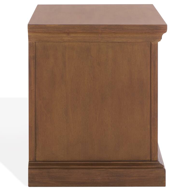 SAFAVIEH Couture Lizzy 2-Drawer Wood Nightstand