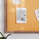 preview thumbnail 3 of 9, Commercial Wall Mount Cork Board with Wooden Push Pins