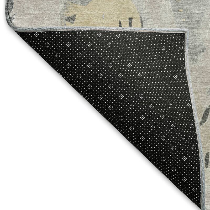 Premium Washable Super Soft Abstract Fragments Mayfield Rug