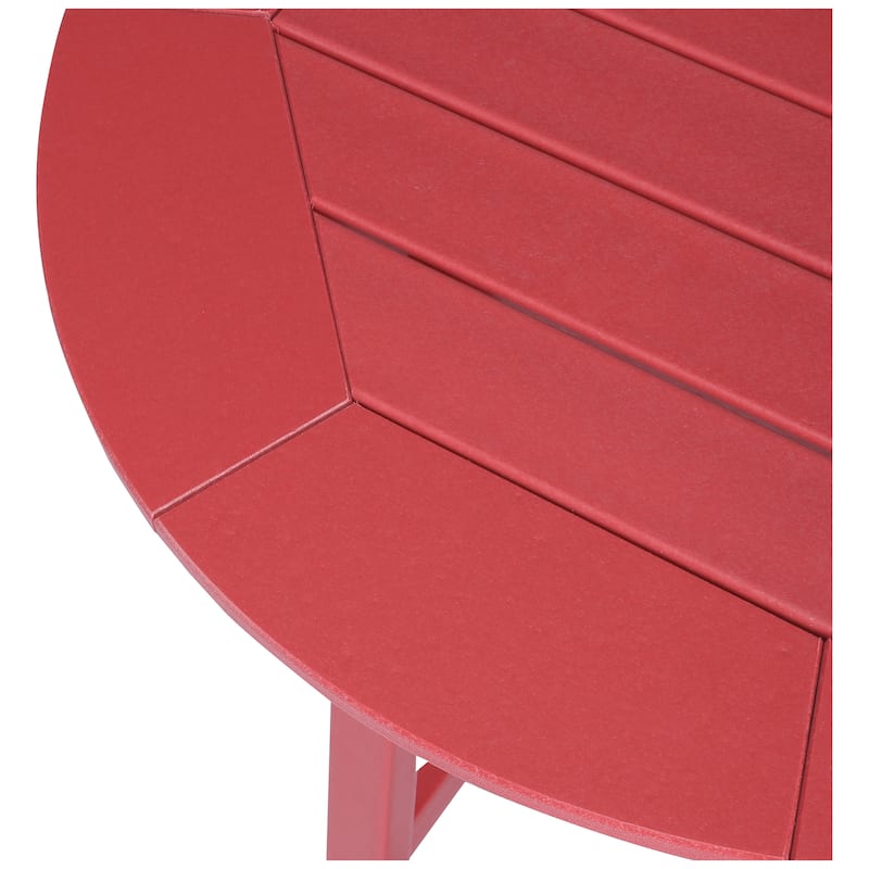 Polytrends Laguna Hdpe All Weather Outdoor Patio 35" Round Counter Table