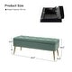 preview thumbnail 10 of 137, HULALA HOME Neptunus Modern 45.5" W Velvet Bedroom Storage Bench for End of Bed with Nailhead Trim