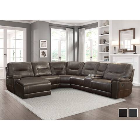 Becot 6-Piece Modular Reclining Sectional Sofa with Left Chaise