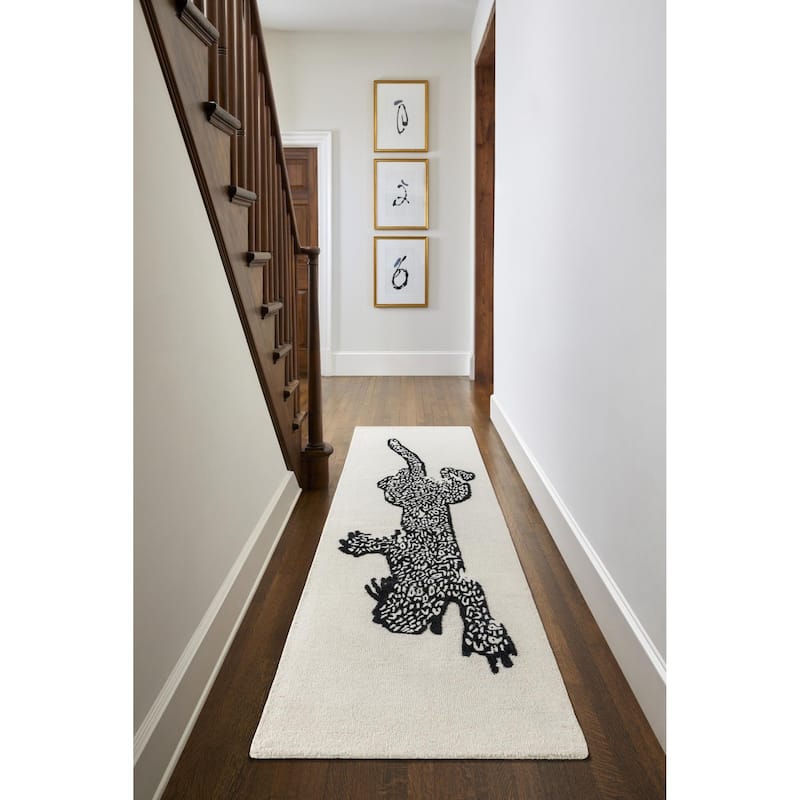 Livabliss Rize Modern & Contemporary Area Rug - Black/White - 3' 6" x 5' 6"
