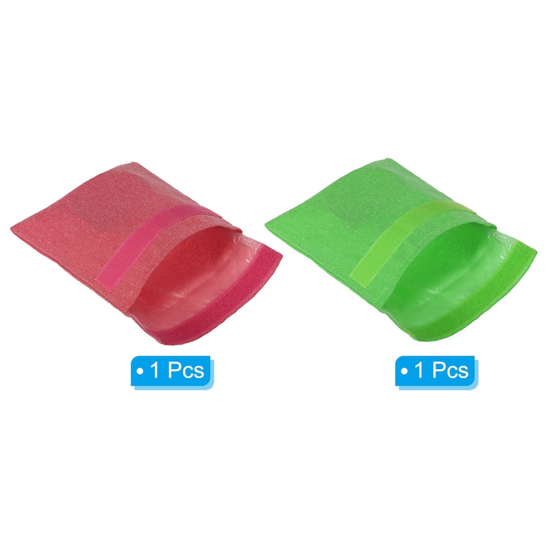 2Pcs 7"x7" Reusable Washable Polyester Snack Bag Sandwich Bag