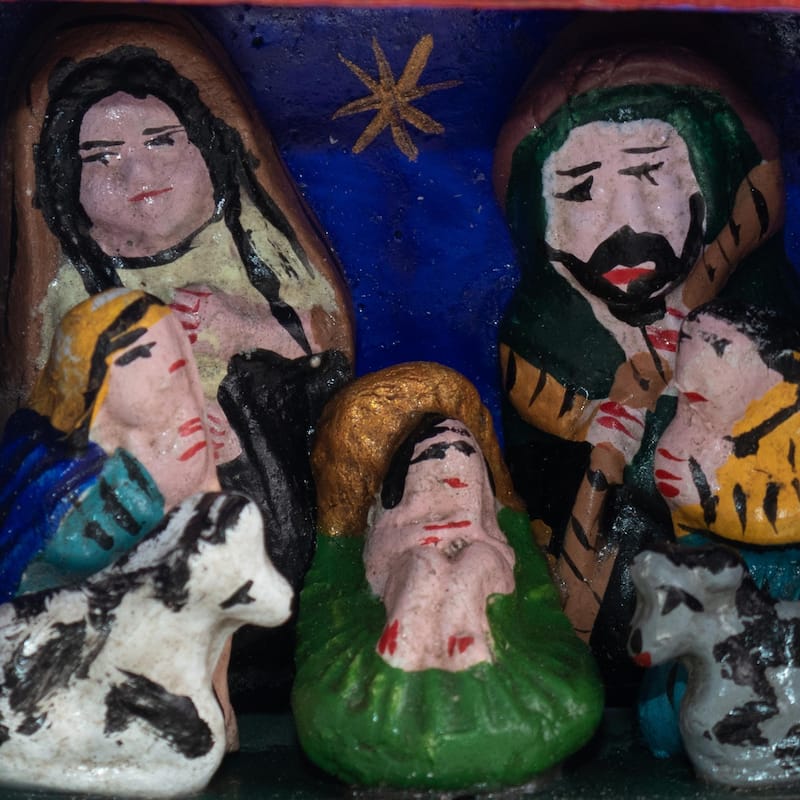 Novica Handmade Celebrating The Season Wood And Ceramic Retablo Ornaments