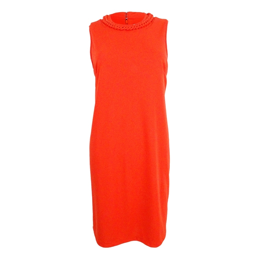 dkny orange dress