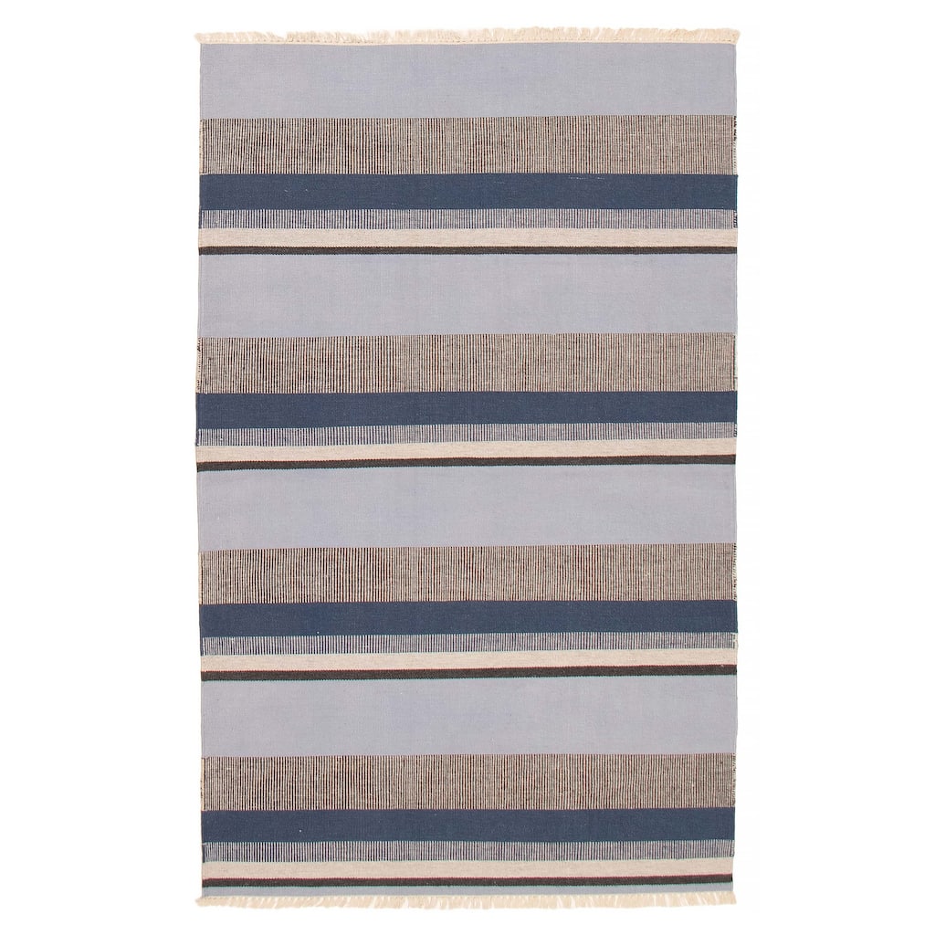 Ankara FW Denim Blue Kilim 4'11" x 8'0" - 4'11 x 8'0