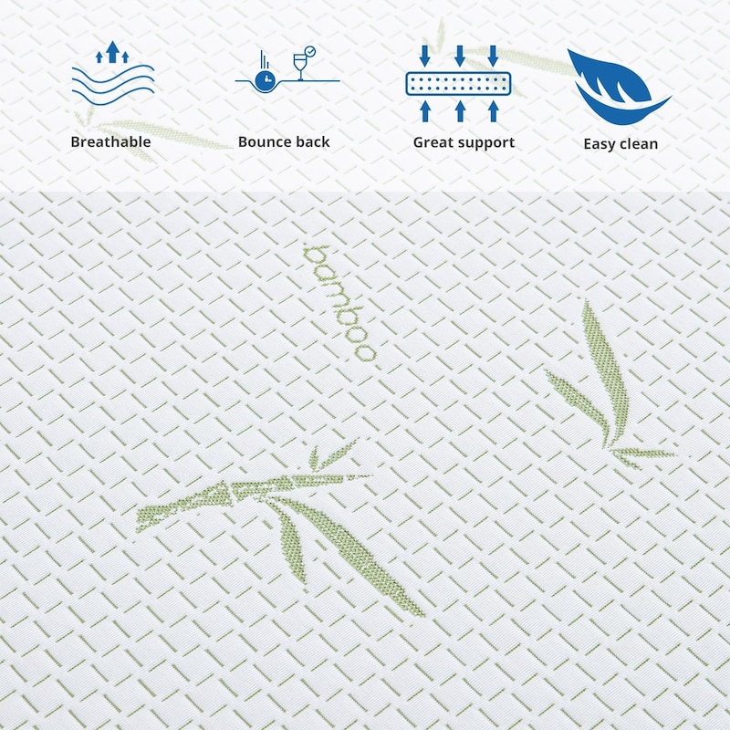 10 Inch Memory Foam Mattress / Cooling Gel Foam / Pressure Relieving / CertiPUR-US Certified / Bed-in-a-Box