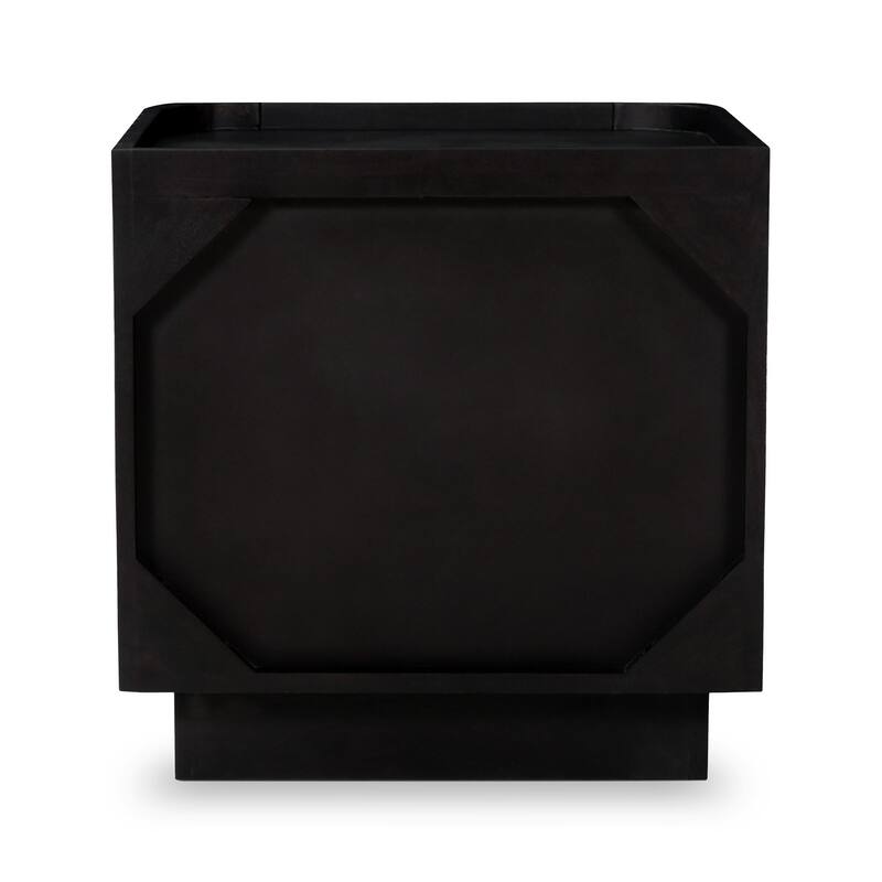 NADAAL STUDIOS Tatiana, 2-Drawer Nightstand, Matte Black