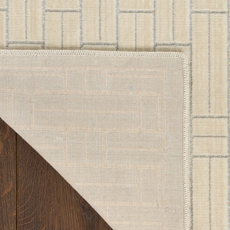 Nourison Washable Charm Indoor only Modern Geometric Area Rug