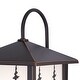 preview thumbnail 6 of 9, Vaxcel Lighting Yosemite Outdoor 1 Light Outdoor Wall Sconce - 8