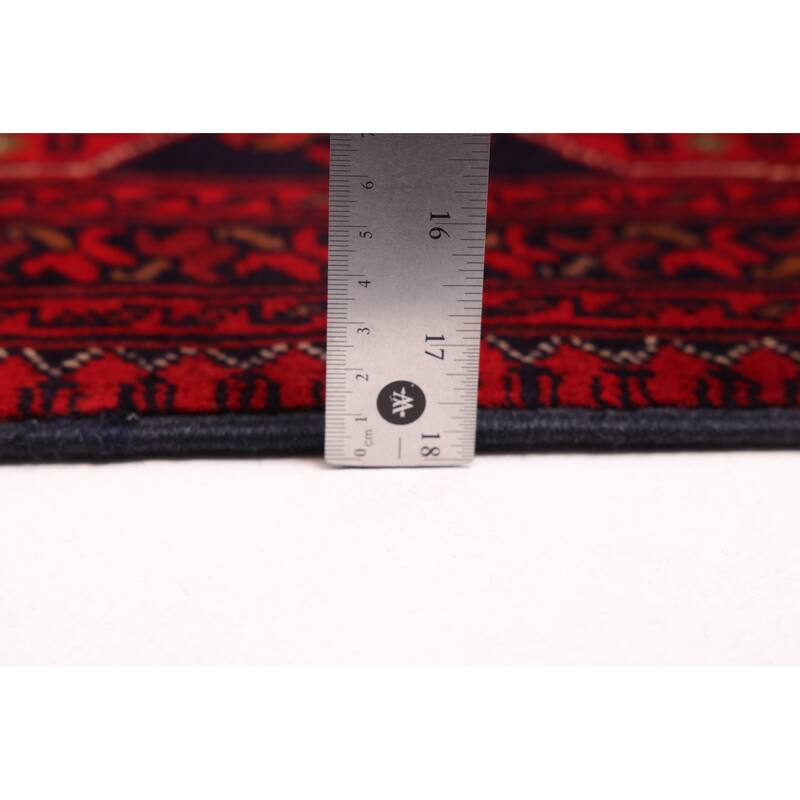 ECARPETGALLERY Hand-knotted Finest Khal Mohammadi Red Wool Rug - 5'0 x 6'8