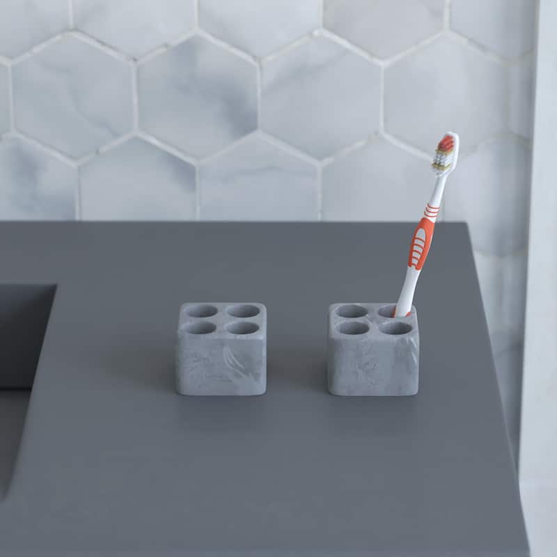 Quick Drying Diatomite Stone Toothbrush Holder - N/A
