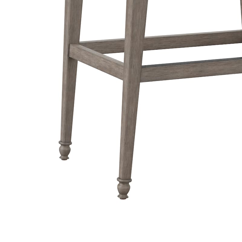 Hillsdale Furniture Vetrina Wood Backless Counter Height Stool - 21.5"W x 15.5"L x 27"H