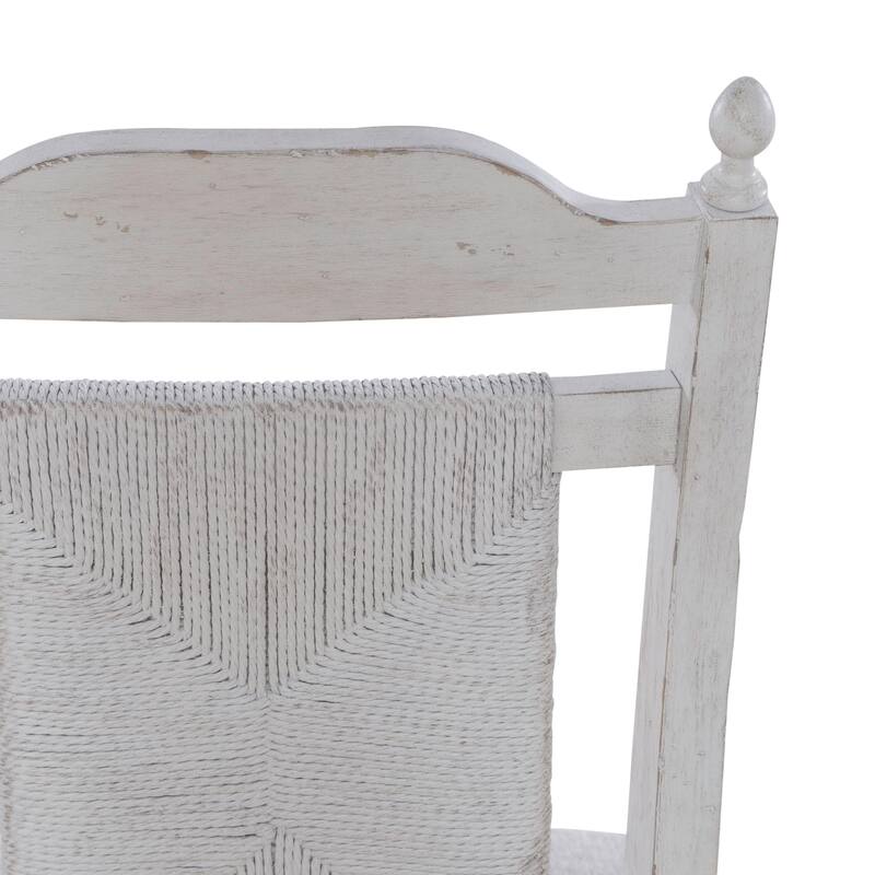 River Place Riverstone White & Tobacco Rectangular Table Dining Set