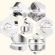 preview thumbnail 22 of 36, 3.2Qt Stand Mixer, 6-Speed Lightweight Kitchen Mixer with Whisk, Hook
