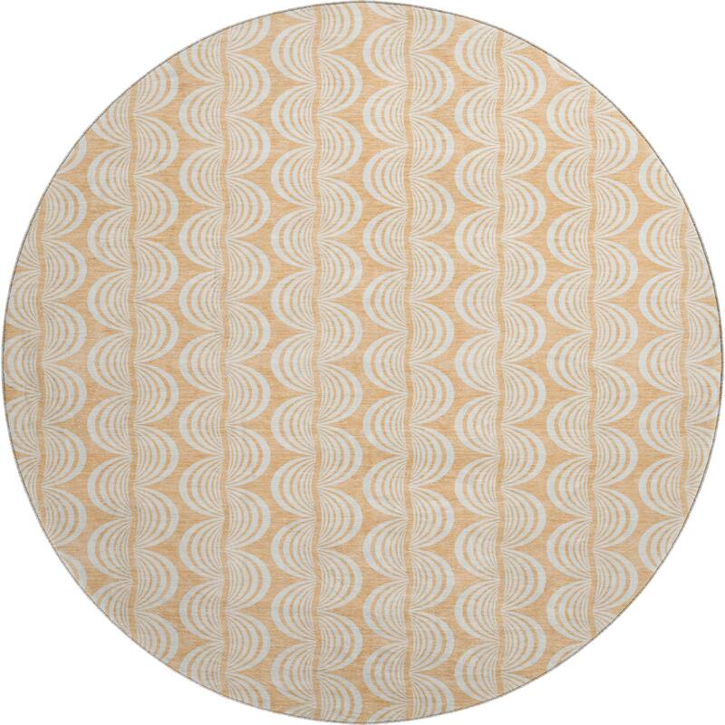 Premium Washable Super Soft Modern Scallop Mayfield Rug