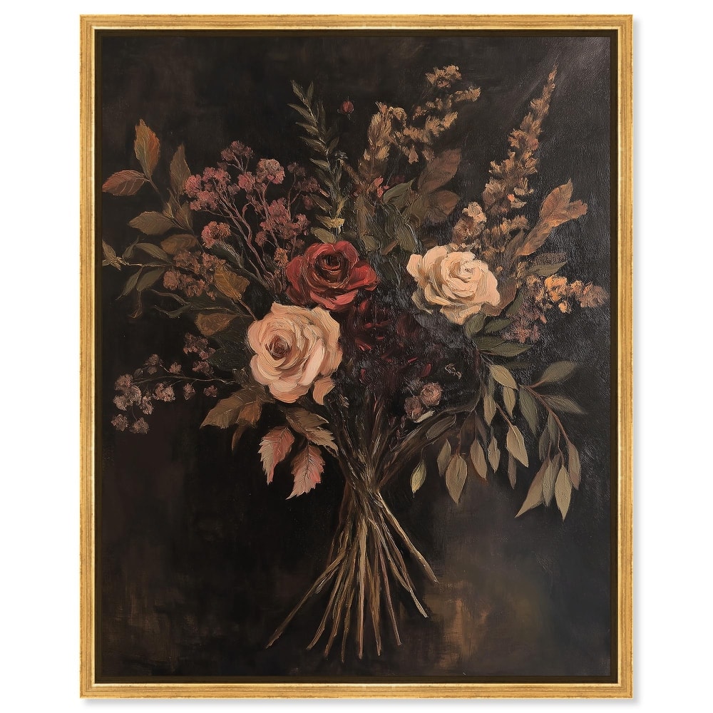 Rustic Roses Canvas by Art Remedy