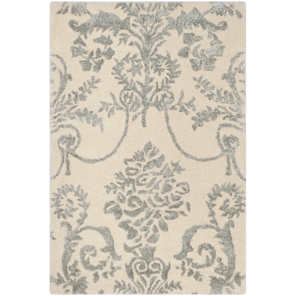 SAFAVIEH Handmade Bella Eleanor Modern Floral Wool Rug