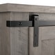 preview thumbnail 6 of 23, 47" Rustic Farmhouse Barn Door TV Stand for 55" TVs