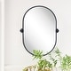 preview thumbnail 1 of 24, TEHOME Elysian Farmhouse Oval Pivot Metal Wall Mirror - 20'' x 30''