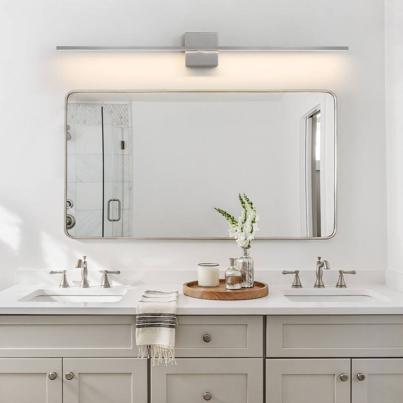 Modern Vanity Lighting Fixtures 24/30/39 inch Bathroom Vanity Lights Over Mirror Wall Sconce for Bathroom - 39-Inch - Brushed Nickel