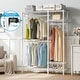 Garment Rack Heavy Duty Clothes Rack 4 Tiers Wire Shelving Clothing ...