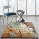 preview thumbnail 38 of 38, Nourison Prismatic Modern Abstract Area Rug 5'6" x 7'5" - Orange/Multi - Rectangle
