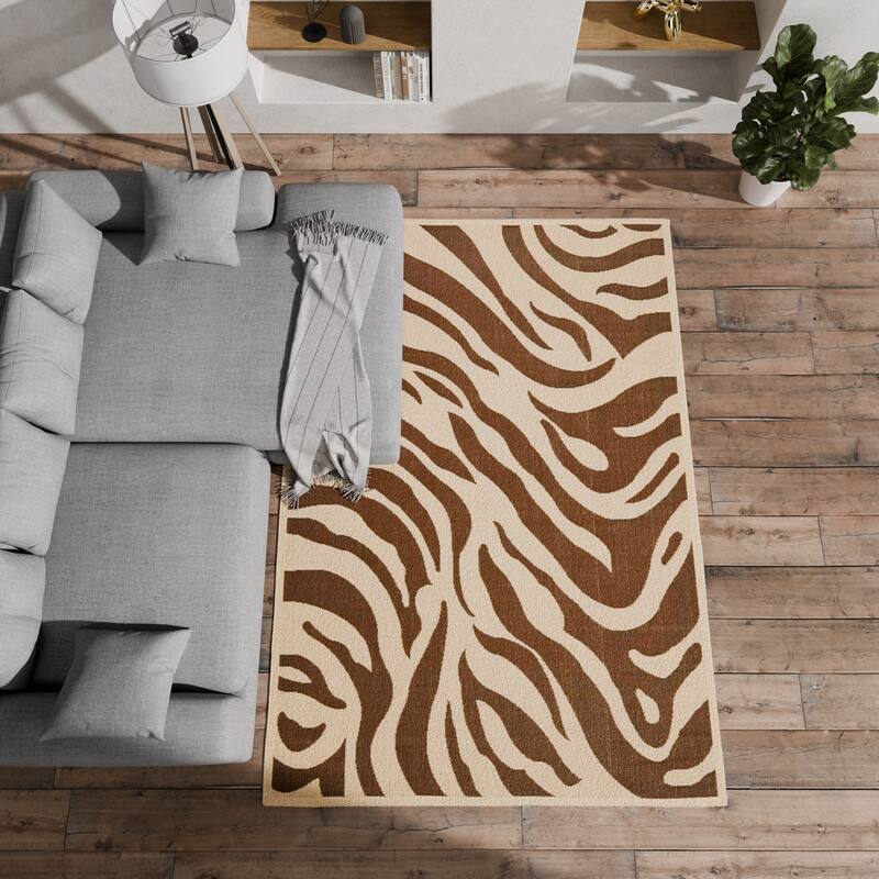 SAFAVIEH Courtyard Ardyce Indoor/ Outdoor Waterproof Patio Backyard Rug