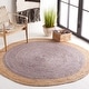 preview thumbnail 94 of 125, SAFAVIEH Handmade Natural Fiber Charlyne Bordered Round Jute Rug