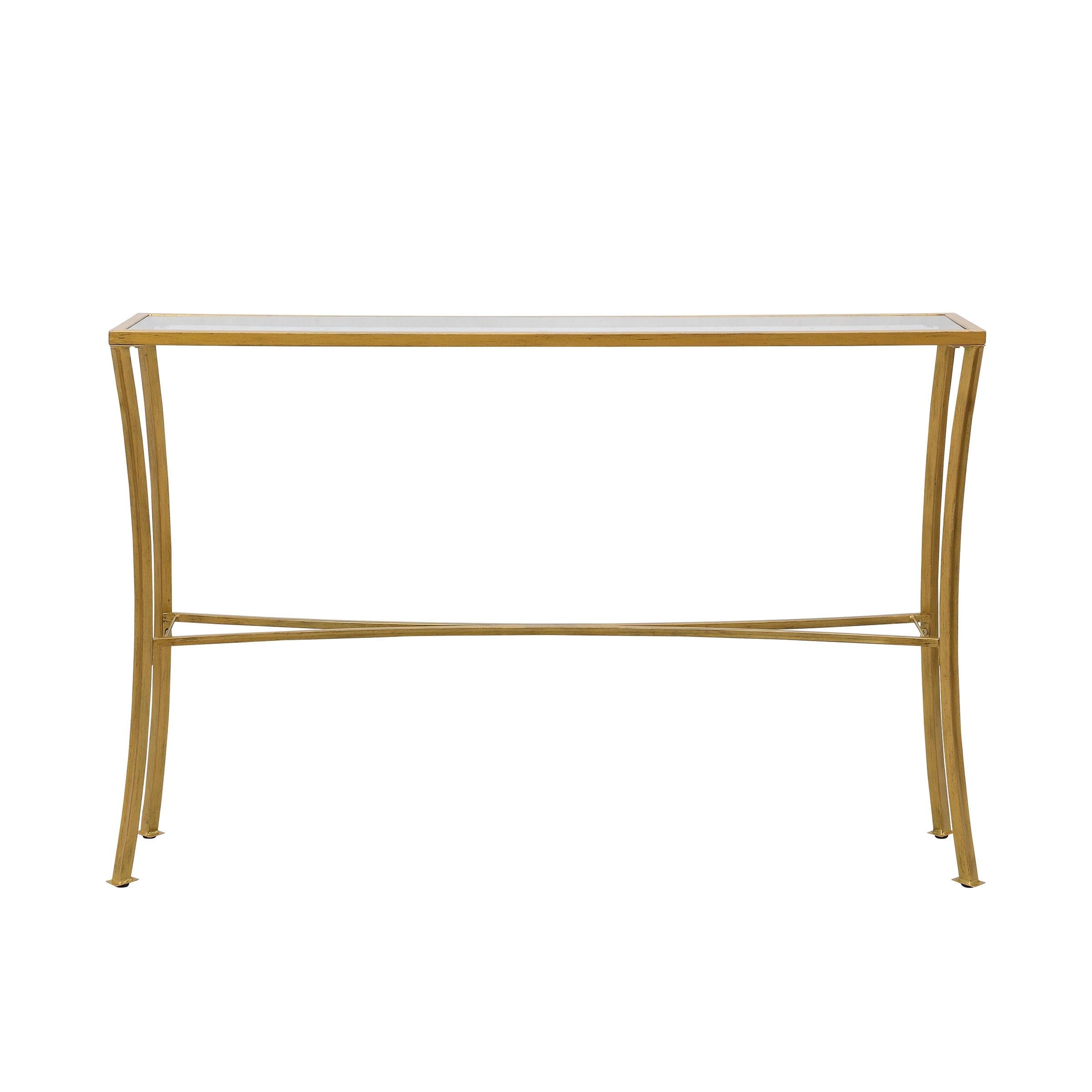 Savoy Antique Gold Glass Top Console Table Overstock 32397807