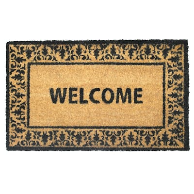 PVC tufted mat bleach printed 18 inch x 30 inch - 18"X30"