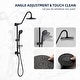 preview thumbnail 14 of 26, Proox 5-sprayer Rain Shower Faucet with Handheld Shower Soap Dish