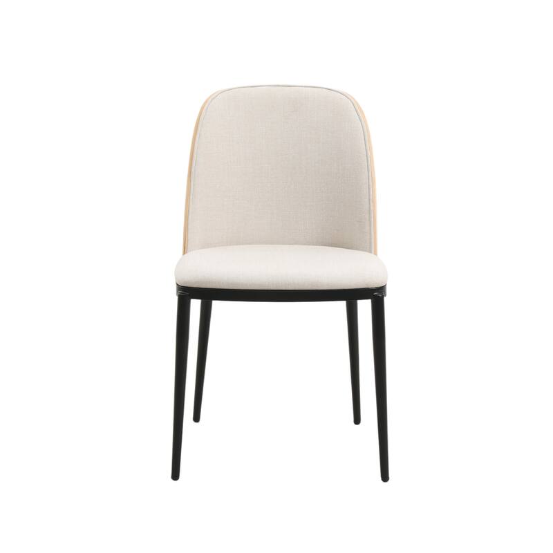 Verve 5-Piece Dining Set 36-Inch Round MDF Tabletop Dining Table and 4 Side Chairs