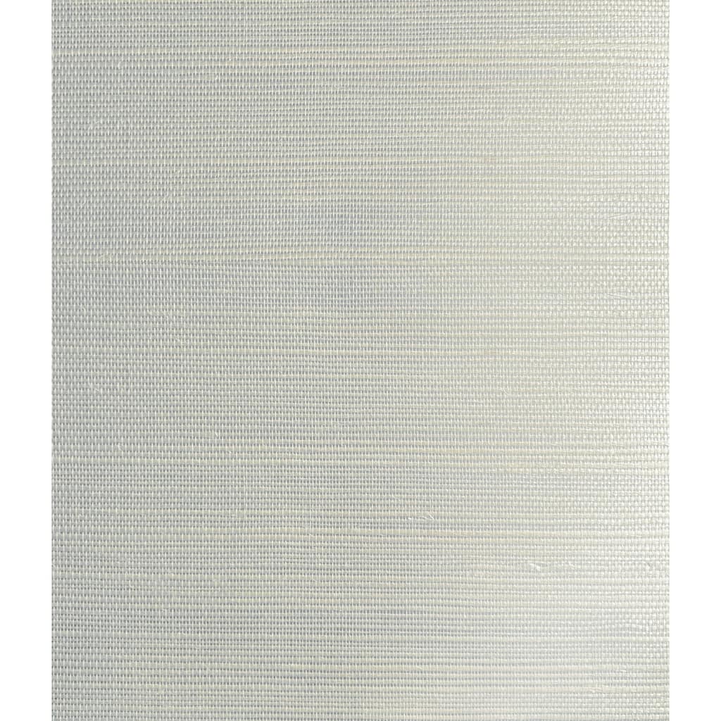 Seabrook Designs Platinum Silver Bleached Sisal Gasscloth Unpasted Wallpaper - 36 in W x 24 ft. L