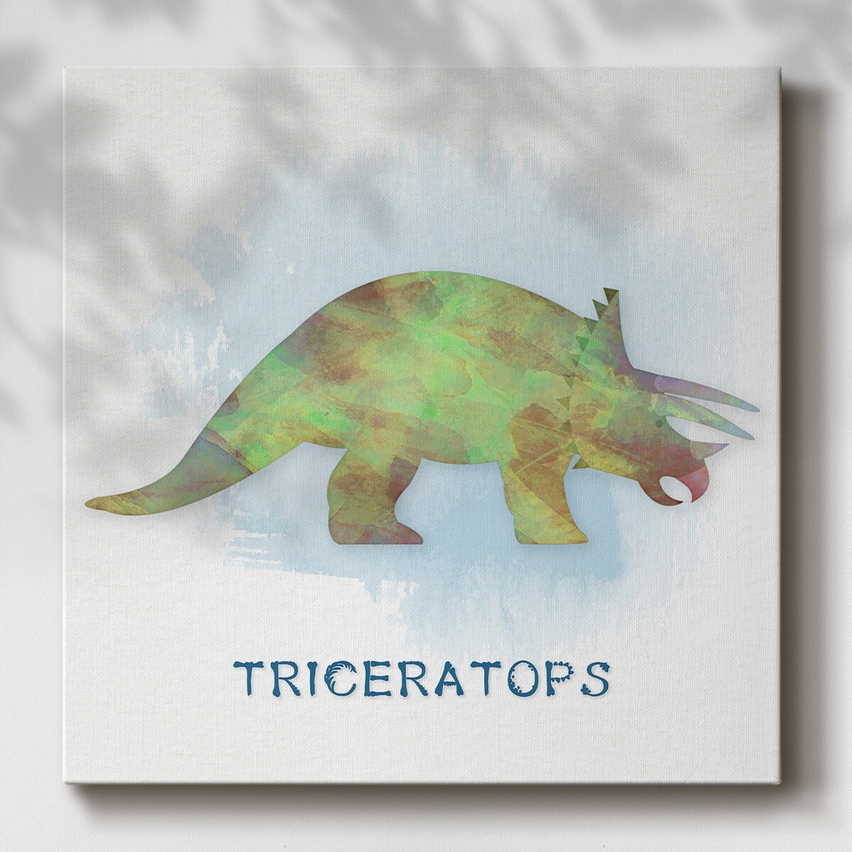 Triceretops-Gallery Wrapped Canvas