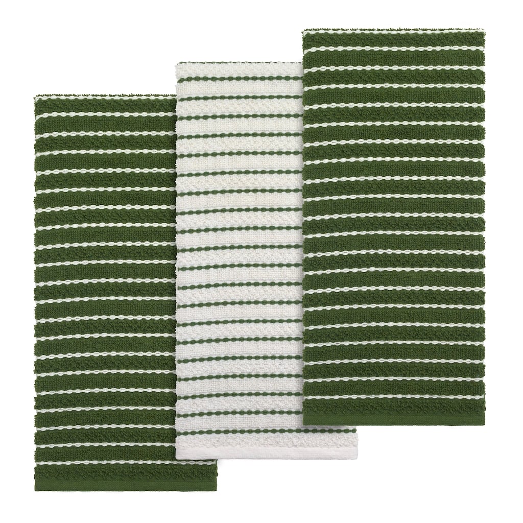 Izod Westport 3-Piece Kitchen Towel Set - Kitchen Towel 3 Pack