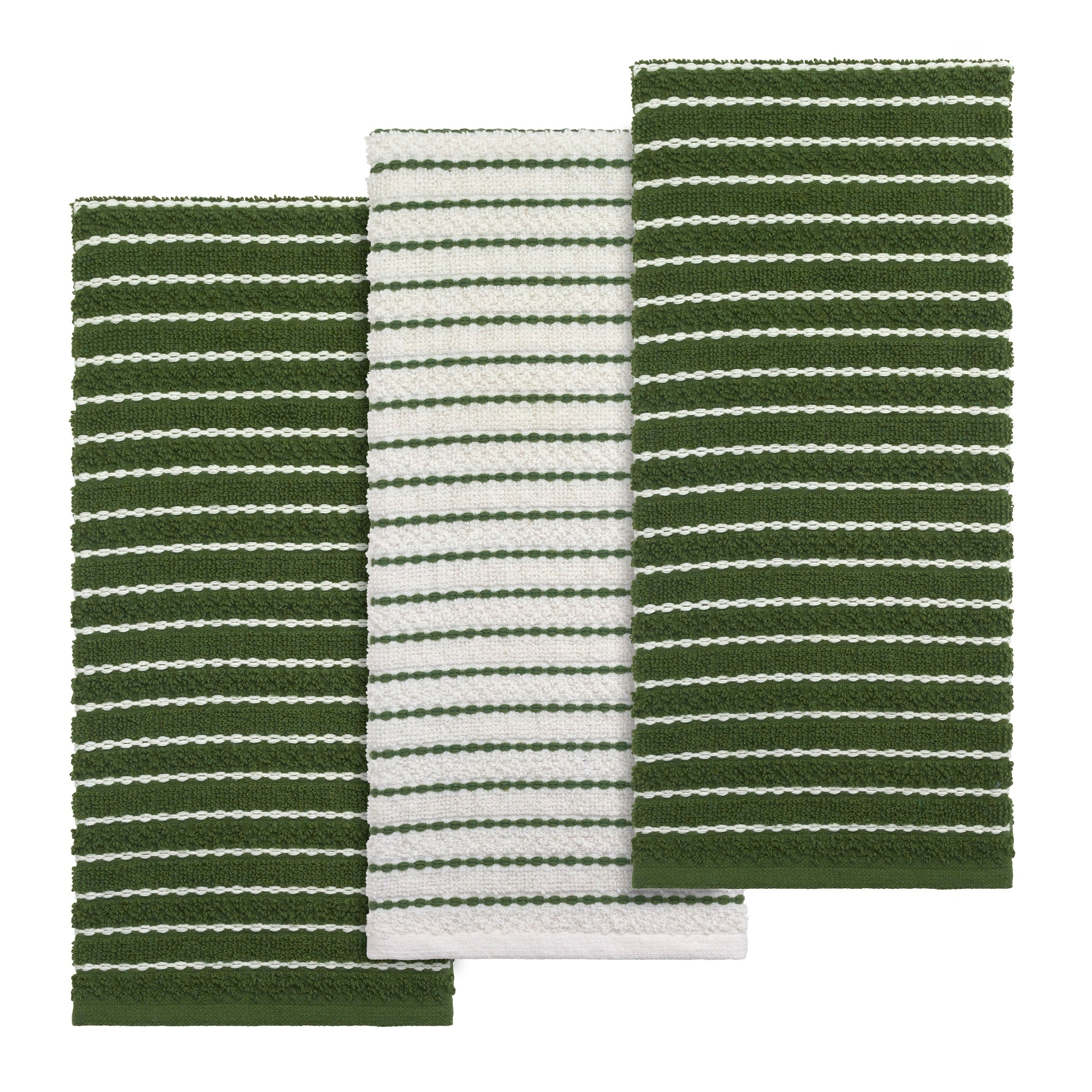Izod Westport 3-Piece Kitchen Towel Set - Kitchen Towel 3 Pack