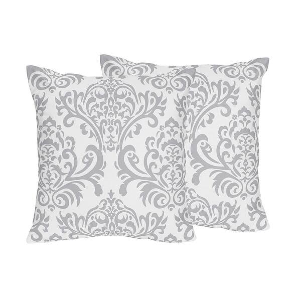 Sweet Jojo Designs Decorative Accent Throw Pillows for Feather Collection - Set of 2