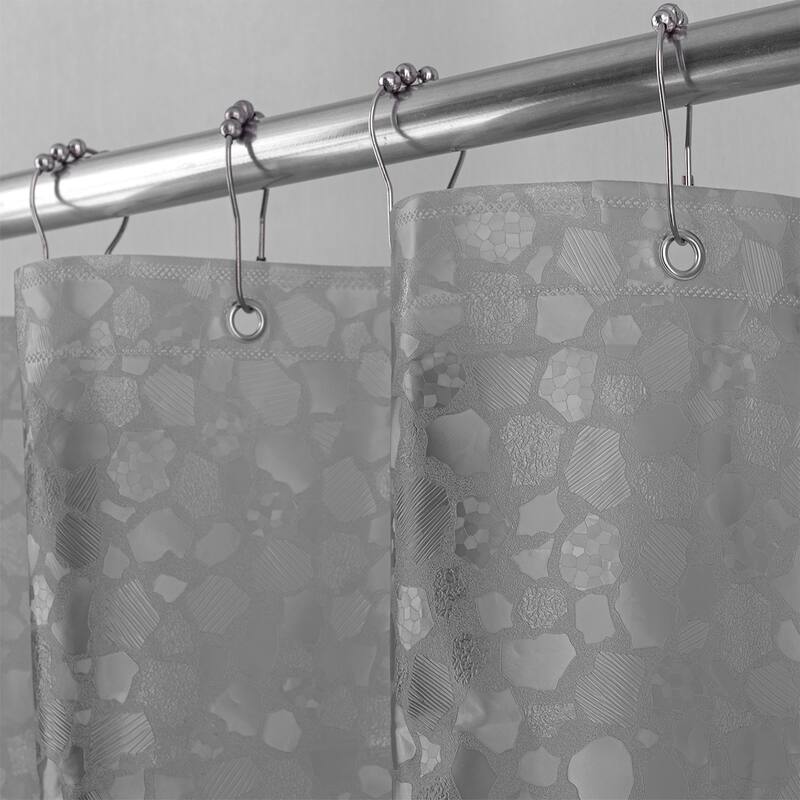 Terrazzo Embossed Design Peva Shower Curtain Liner