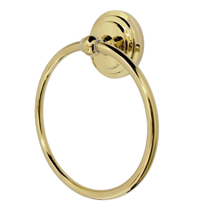 Milano Towel Ring - Polished Brass