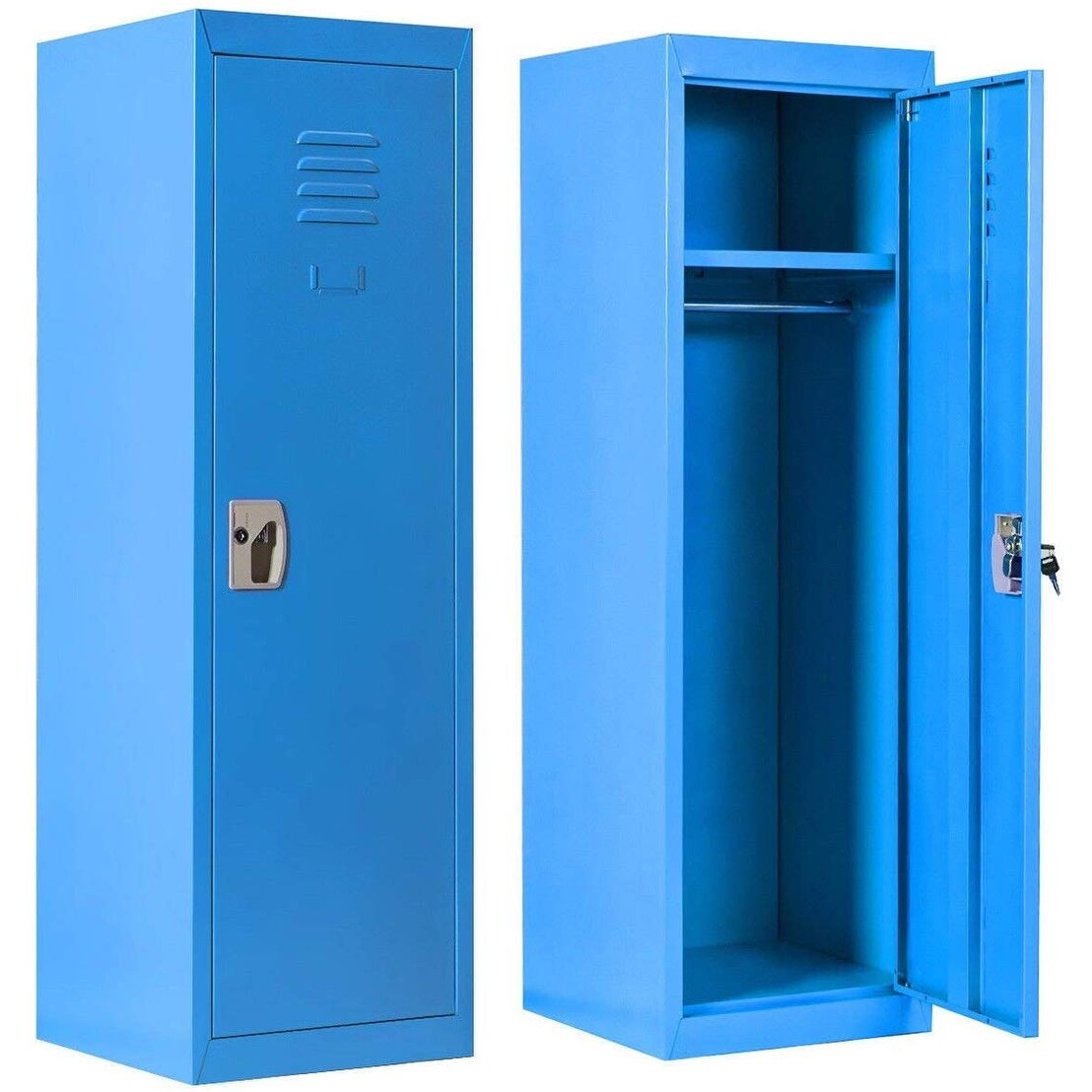 Superday Kid Locker Safe Storage Children Single Tier Metal Lockers Overstock