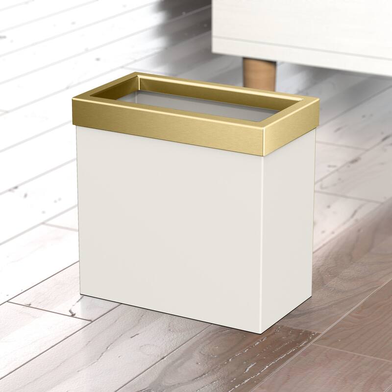 Gatco 11-1/4" Stainless Steel Rectangular Waste Basket