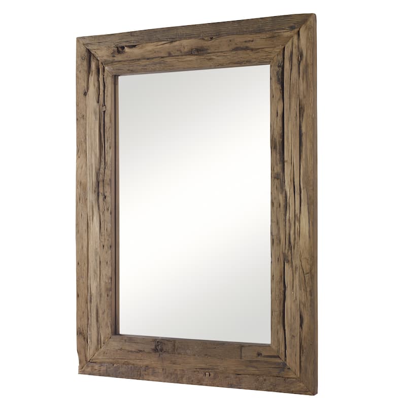 Uttermost Rennick Rustic Wood Mirror - 36"x 48"