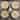 Euro Ceramica Ella 4 Piece 8" Hand-Painted Stoneware Salad Plate Set - 8.07 in. x 8.07 in. x 0.99 in. 