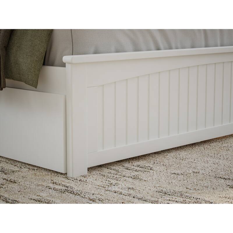 Nantucket Bed with Matching Footboard and Twin XL Trundle
